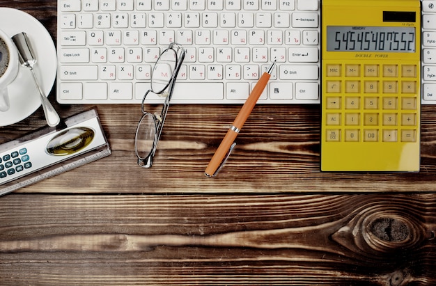 Financial documents organized for a board meeting presentation